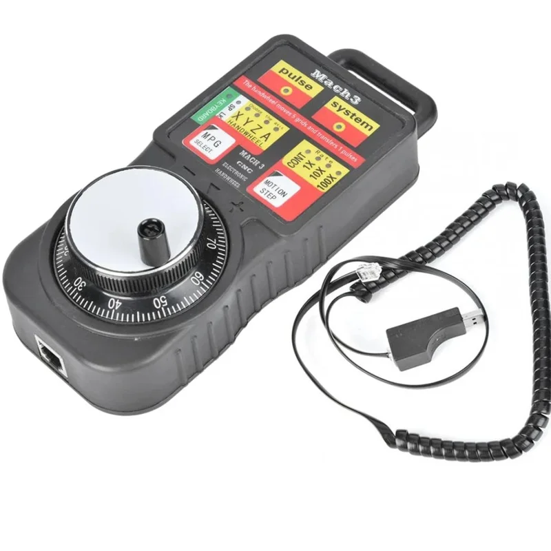 CNC MACH3 USB Priemyselné elektronické elektronické ručné koleso MPG4 4 AXIS MANUÁLNE PULRE GENERÁTOR MPG MPG Prívesok
