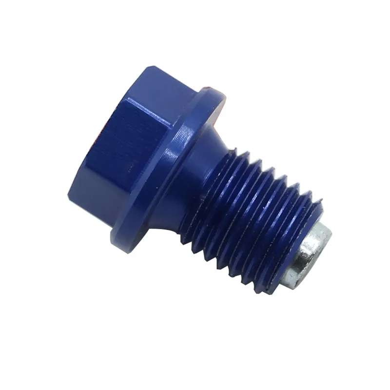CNC Magnetic Oil Drain zátky skrutka skrutky M10X15-P1.25 pre Yamaha WR250F WR450F YZ125 YZ250F YZ250FX YZ450F DRZ400E DRZ400S/SM