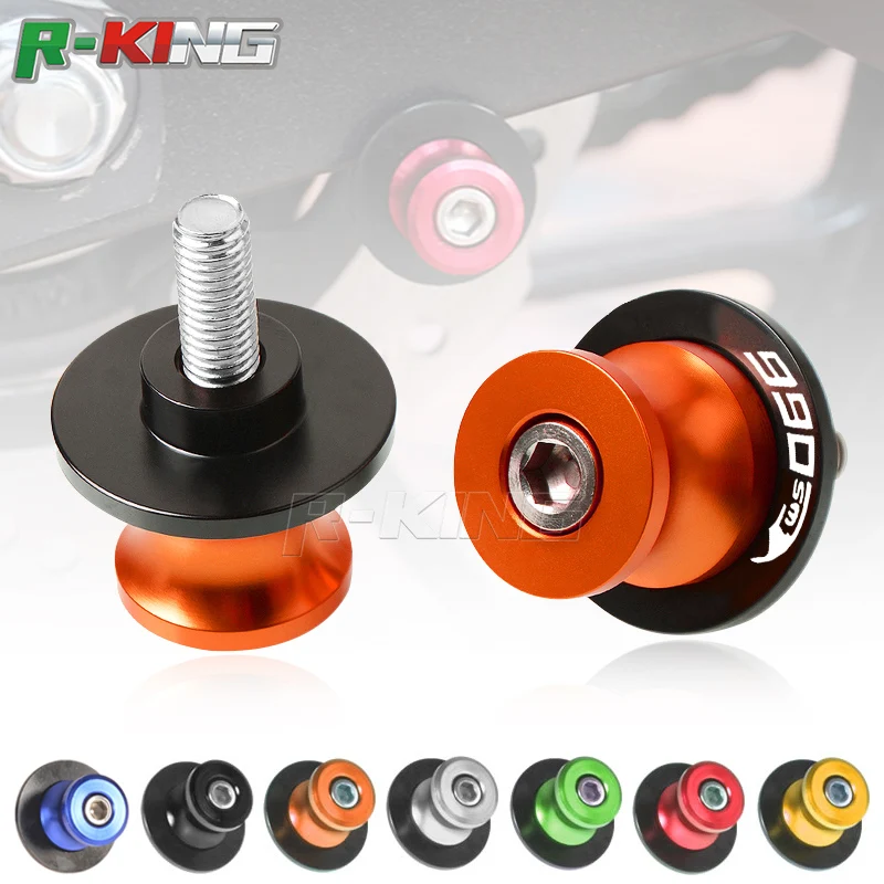 CNC motocyklové stojany stojany skrutkovače posúvače Swingram Spools Slider pre 990 SM 990SMMotorBike Accessories M10 skrutky