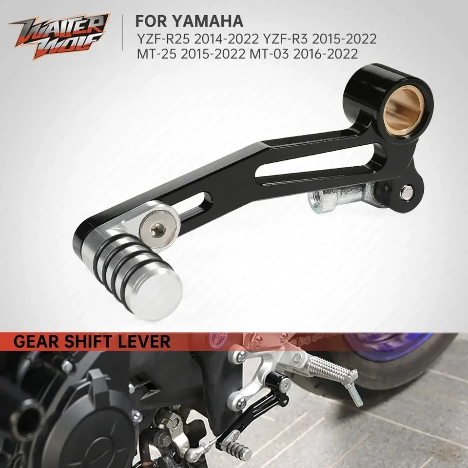 CNC nastaviteľná páka na ľavú radu pre Yamaha YZF R25 R3 MT25 MT03 2014-2024 Motocyklové príslušenstvo Pedál prevodovky MT-25 MT-03