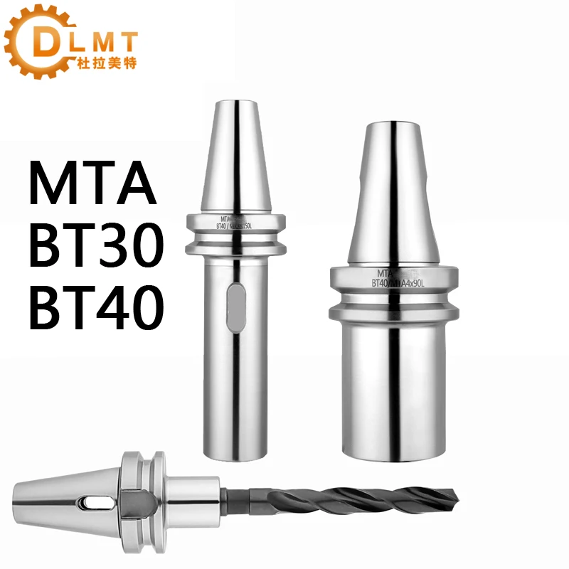 CNC Tool Shank BT40 Mta1 BT30 MTA2 MTA3 MTA4 45L 60L 75L 90L 120L MORSE Vŕtačka stopky stopky s plochým chvostom MT1 MT2 MT3 MT4