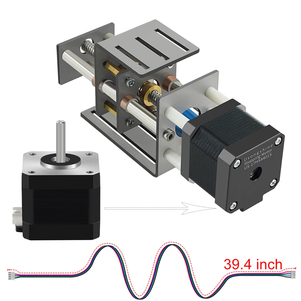 CNC z-osi posuvná tabuľka DIY frézka Malý prevodový modul 100 mm vzdialenosť fraisácie drevo mlyner z osi motora CNC Súprava smerovača