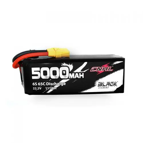 CNHL Black Series 5000MAH 22,2V 6S 65C LiPo batéria s X90 zástrčkou pre lietadlo Jet EDF Speedrun