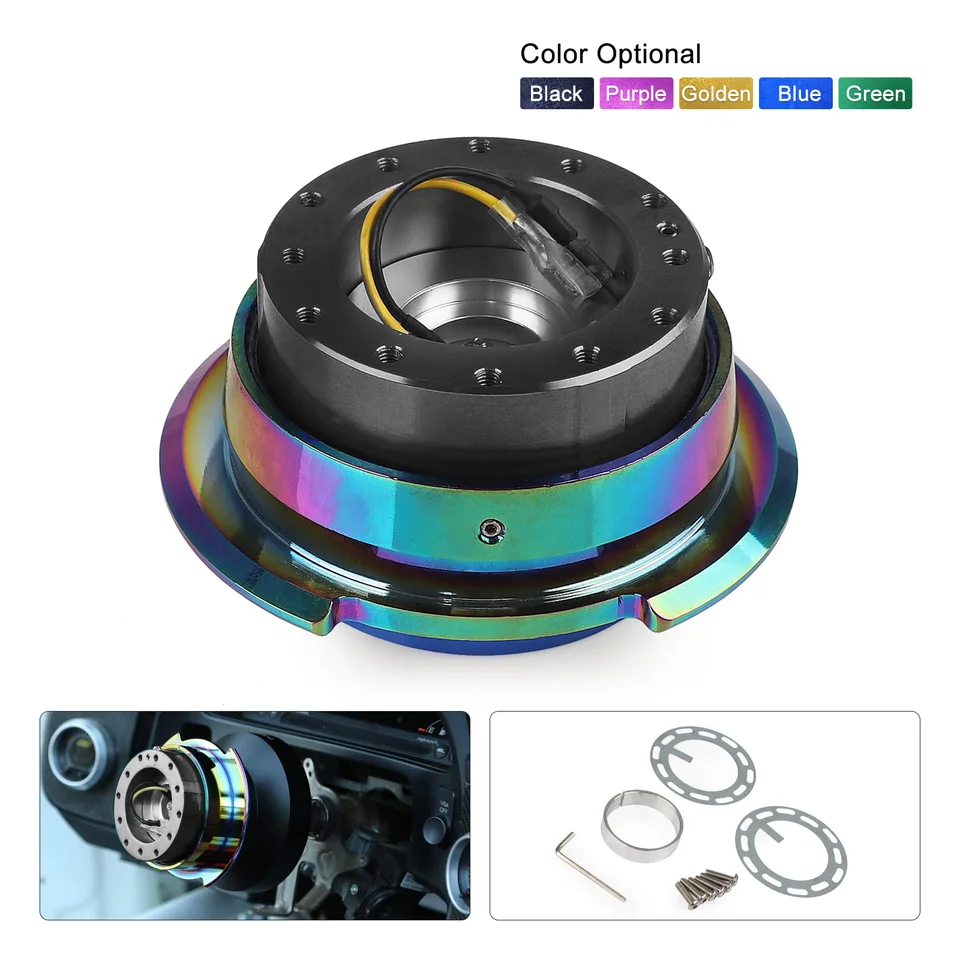 CNSpeed ​​Nový univerzálny závodný volant Hub Adapter Boss Kit Hliníková rýchle uvoľňovanie náboja adaptéra BOSS Súprava