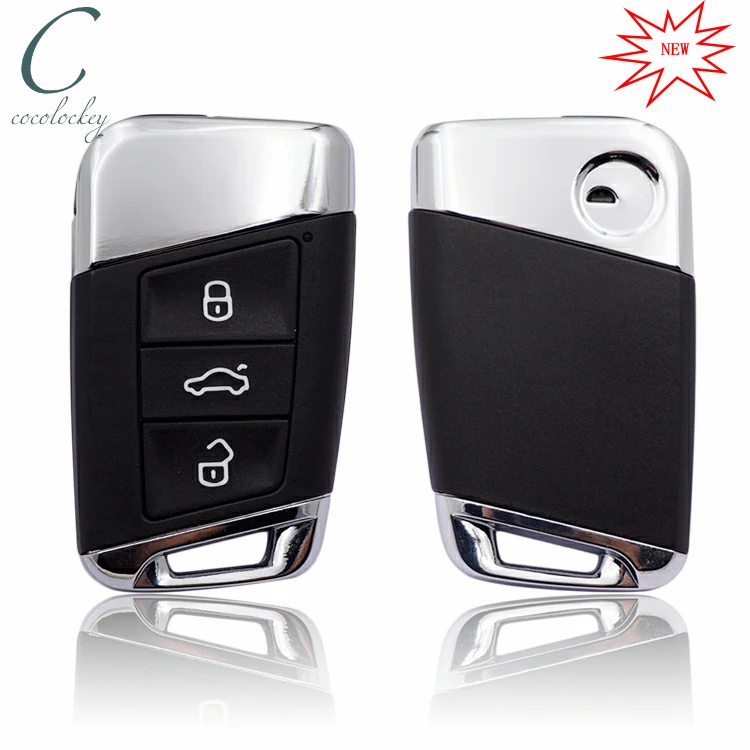 COCOLOCKEY SMART SMART KEY SHELL PUSE PRE VW MAGOTAN B8 pre sedadlo pre kľúče od kľúča kľúča kľúča FOB CROB STYLING