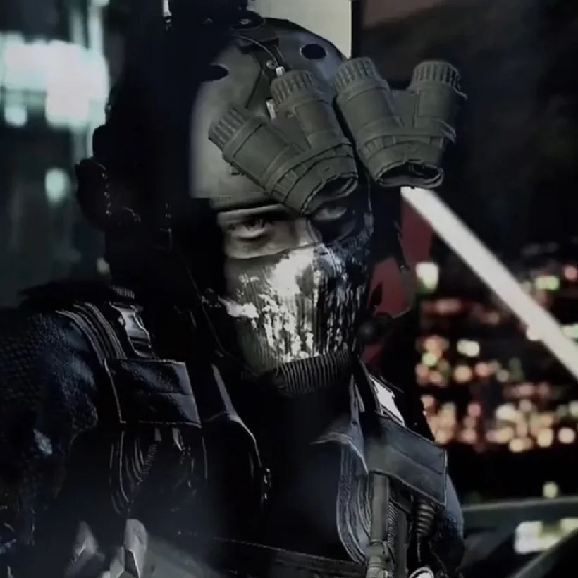 Coda Keegan P. Russ Character Mask Cotton Headear Čierny veterný odev pre Genesis 9 Skull Ghost pre motocykel