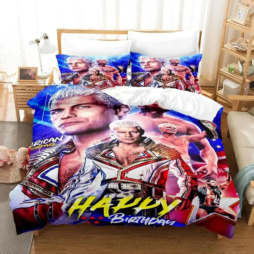 Cody Rhodes American Nightmare Bedwing Set Set Duvet Cover Bed Set prikrývka prikrývka vankúš Pillowcase pokrývka kráľa kráľovnej veľkosti Boys Dospelý