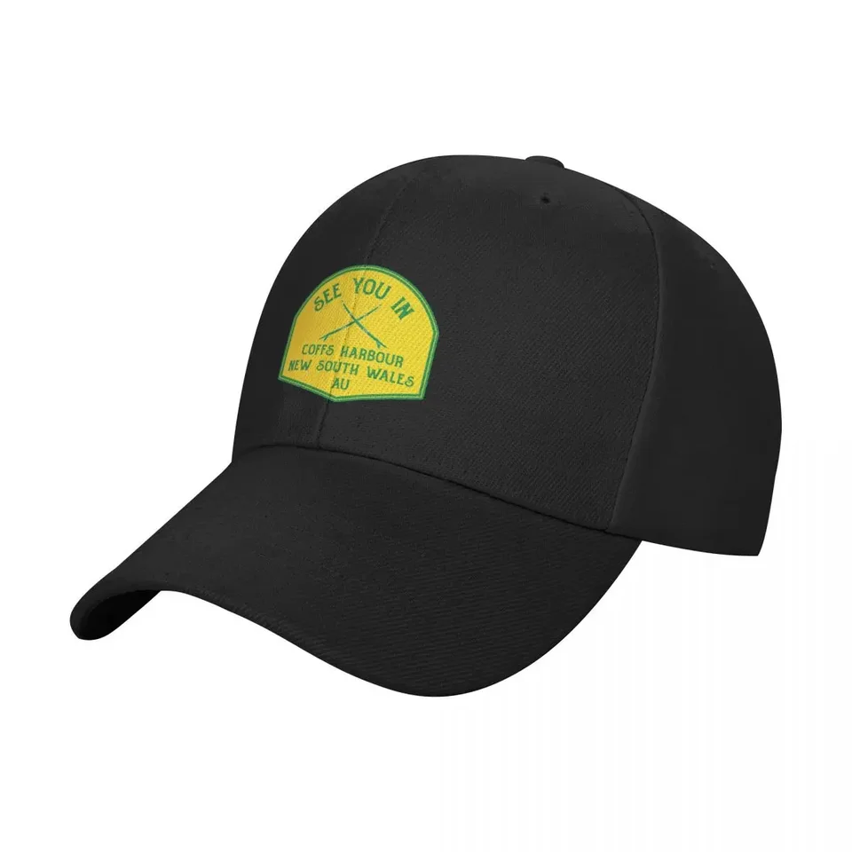 Coffs Harbour-New South Wales-Australia-Green and Gold You In In Coffs Harbor Baseball Cap Streetwear Trucker Hat Female Men's