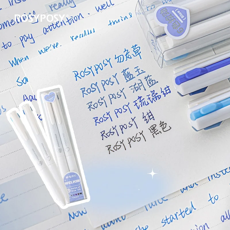 Coloful Stationery Pen Ins Simplicity Solid Color Gel Per Per Fine Flash Marker Pen Scrapbook Farebné písanie Študentské potreby