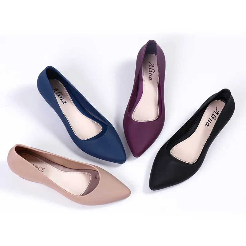 Comemore Woman Moccasins Dámske ploché topánky topánky špicaté prsty červené dažďové topánky Kancelária Plytké jarné ženské mokasiniská dámske 39