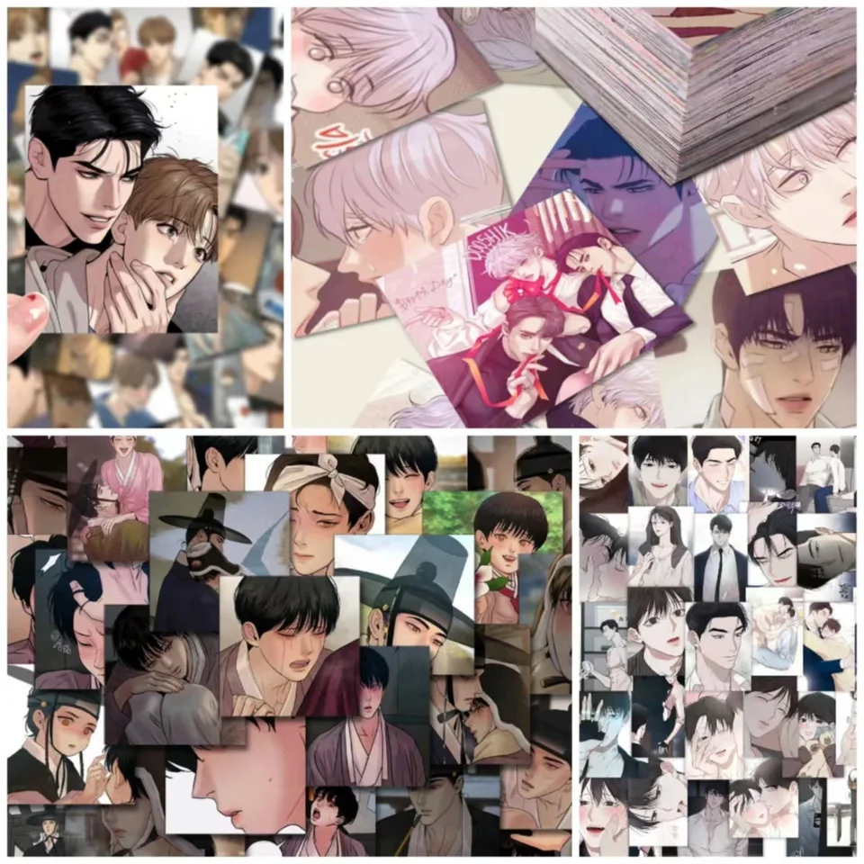 Comic Male Male Love Stickers Roztomilý chlapci scrapbooking laptop mobilný kufr dekoratívny nálepka pre fanúšikov