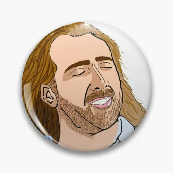 Con Air Nicolas Cage Dýchanie v čerstvom mäkkom gombíku kovové šperky Cutery Darné darčekové klobúky milenca golier dámske dekorácie broš