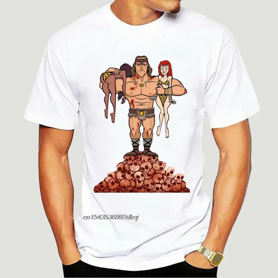Conan Barbarský vtipný tričko Arnold Schwarzenegger TEE pánske dám