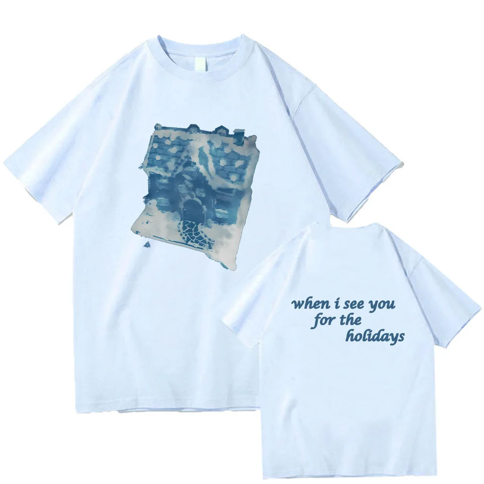 Conan Gray New Song Holidays Cotton Tee-tričko Letné vysokokvalitné tričká Ženy Muži nadmerné vrcholy Harajuku Trend Crewneck Tees
