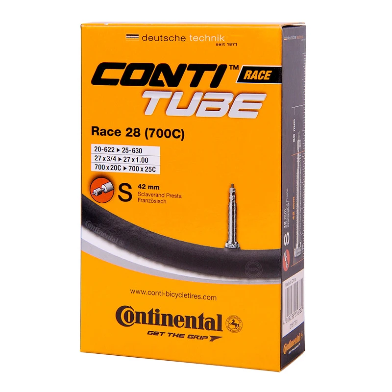 Continental Grand Race 28 Road Bicykel Vnútorná trubica 700 ° C x 20-25 Presta ventil 42 mm/60 mm/80 bicyklov sclaverand francúzsky ventil