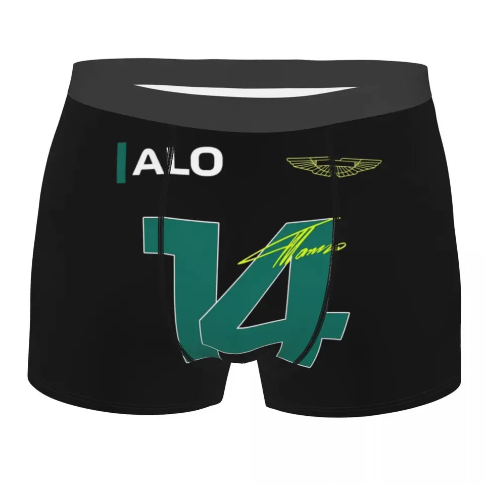 Cool Cool Alonso 14 Motor Race Boxers Shorts nohavičky Mužské spodné nohavičky Fernando Sport Motocykel