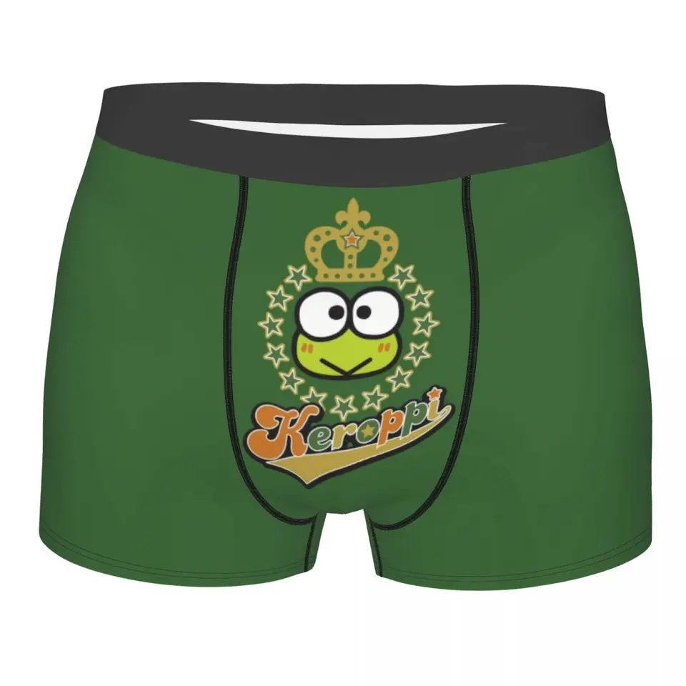 Cool Cool Disney Cartoon Kero Kero Keroppi sanrio anime boxery šortky nohavičky Mužské spodky