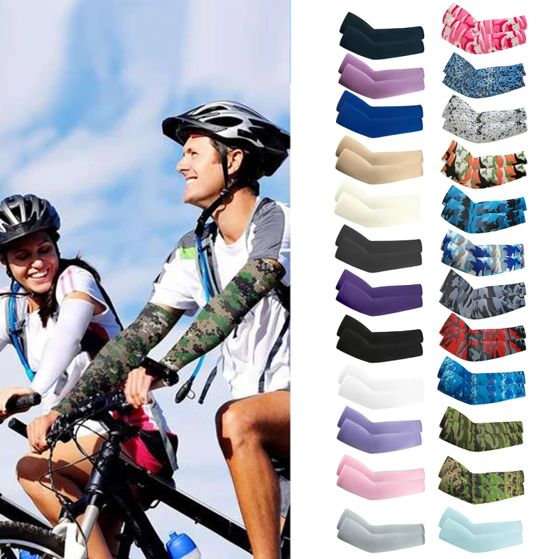 Cool Cycling Ruckve Sport Cooling Ar rukávy proti slnečnému krku UV Sports Sports Safety Fitness Building Zábava