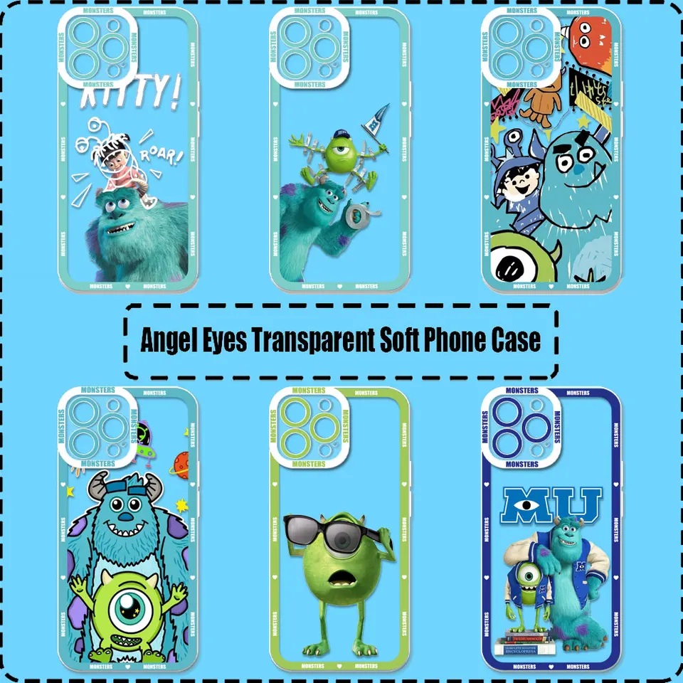 Cool Disney Monsters Inc pre telefón pre iPhone 16 15 Promax 14 plus 12 13 mini 11 15 16 Pro Max.