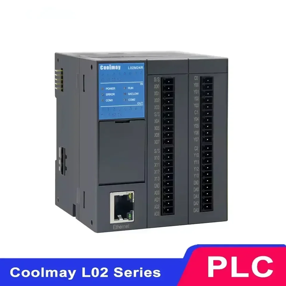 CoolMay L02 Series L02M24T L02M24R L02M32T L02M32R PLC Programovateľný logický ovládač pre továreň