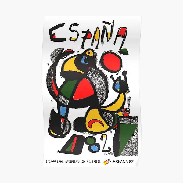 Copa del Mundo de futbol Espana 82 Plagát Domov nástenná maľba maľba maľba Vintage Moderný obrázok Funny Decor Art
