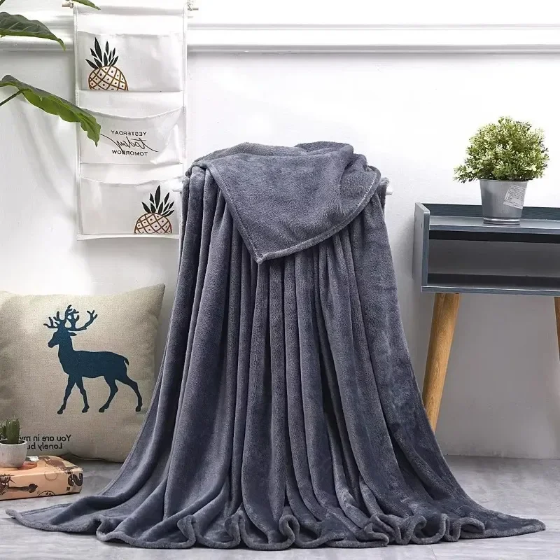Coral Fleece Flanel prikrývky pre postele Mastá modrá ružová mäkká teplá tenká skostná sklata pohovka kryt faux srdečna prikrývka