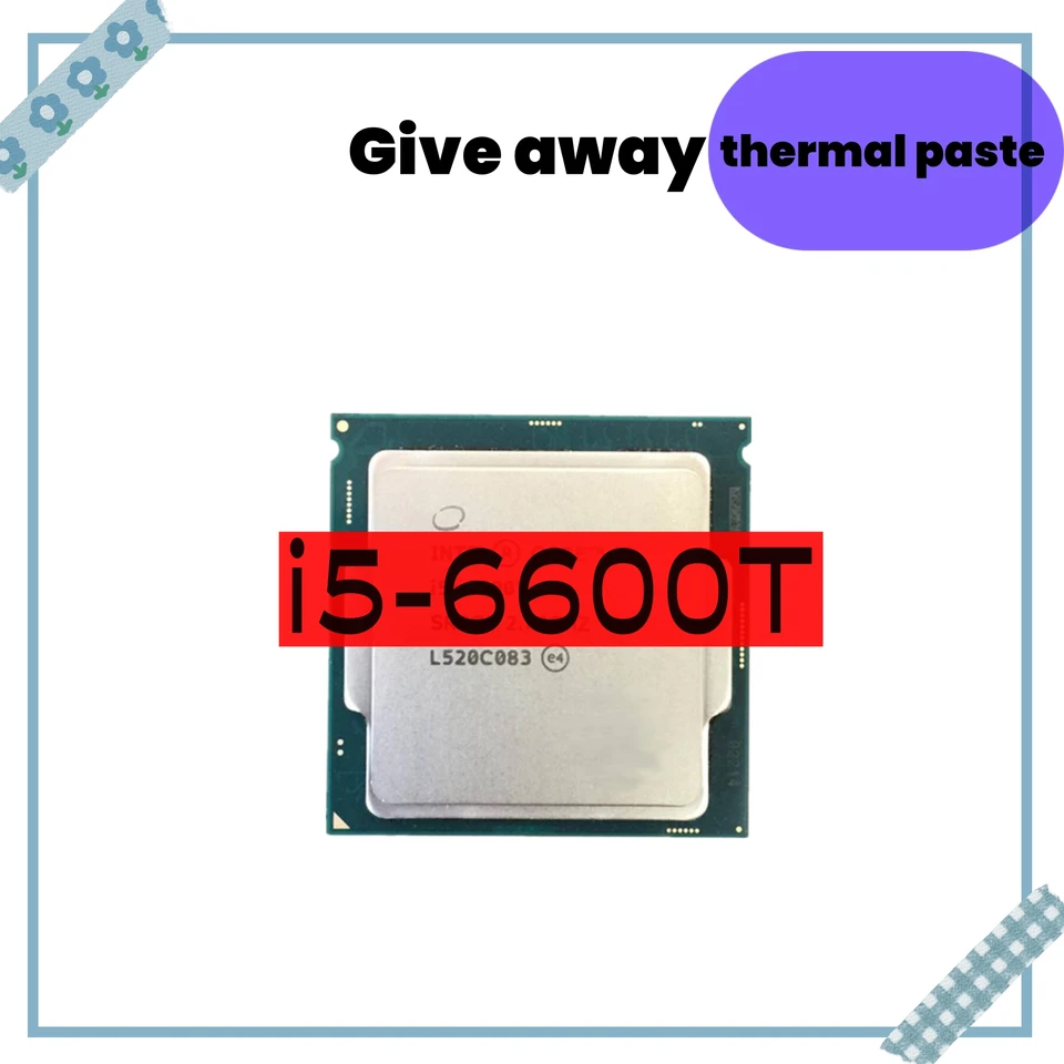 Core i5-6600T i5 6600t 2,7 GHz použité štvorjadrové štvorkoliek CPU 6M 35W LGA 1151