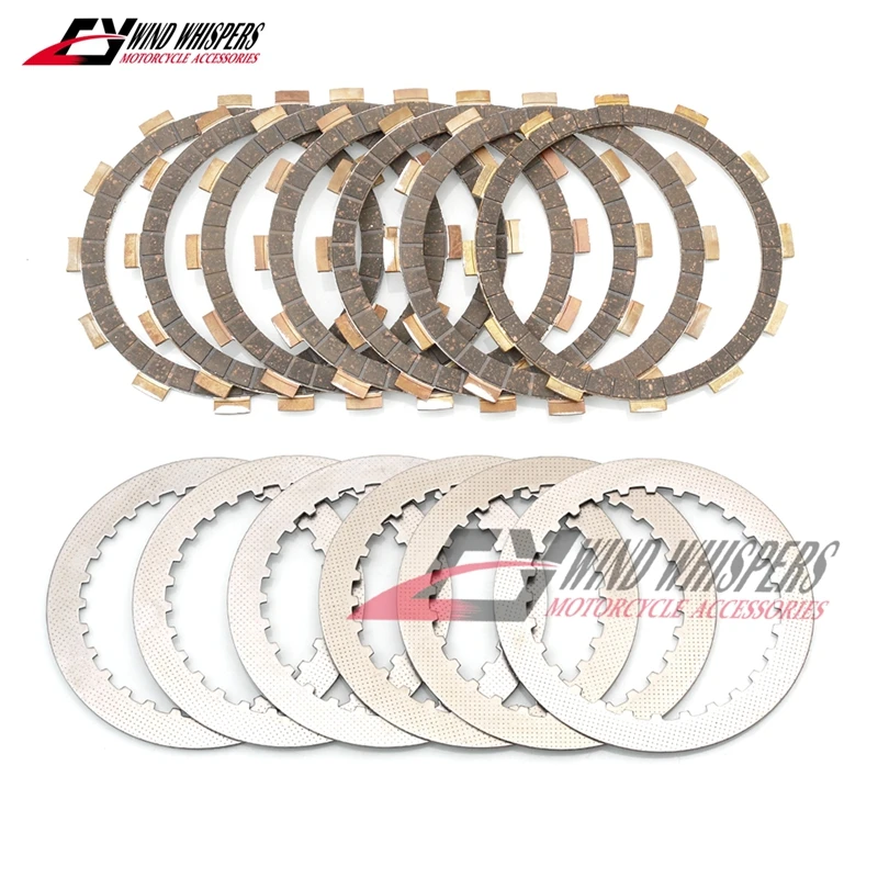 Cork Steel Trecie spojkové disky platne pre Suzuki SV 400 S 650 vs 700 800 votrelca 750 VL 800 C50 Boulevard VX VZ 800 VL 1400