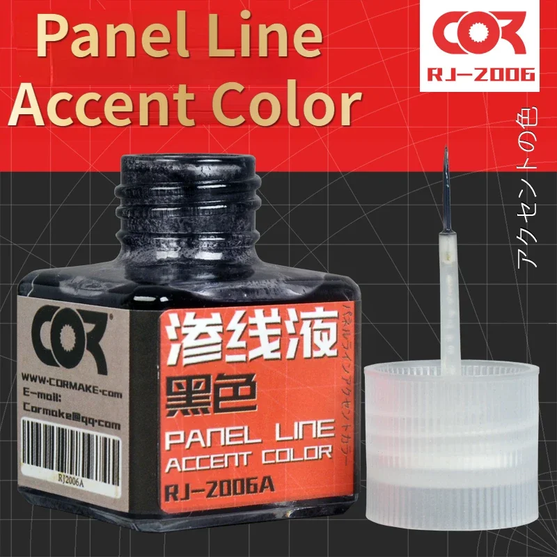 CORMAKE 40 ml panelovej línie prízvuku Color Liquid Model Zvýraznenie farby pre montážne maľovacie nástroje Hobby DIY Pigment