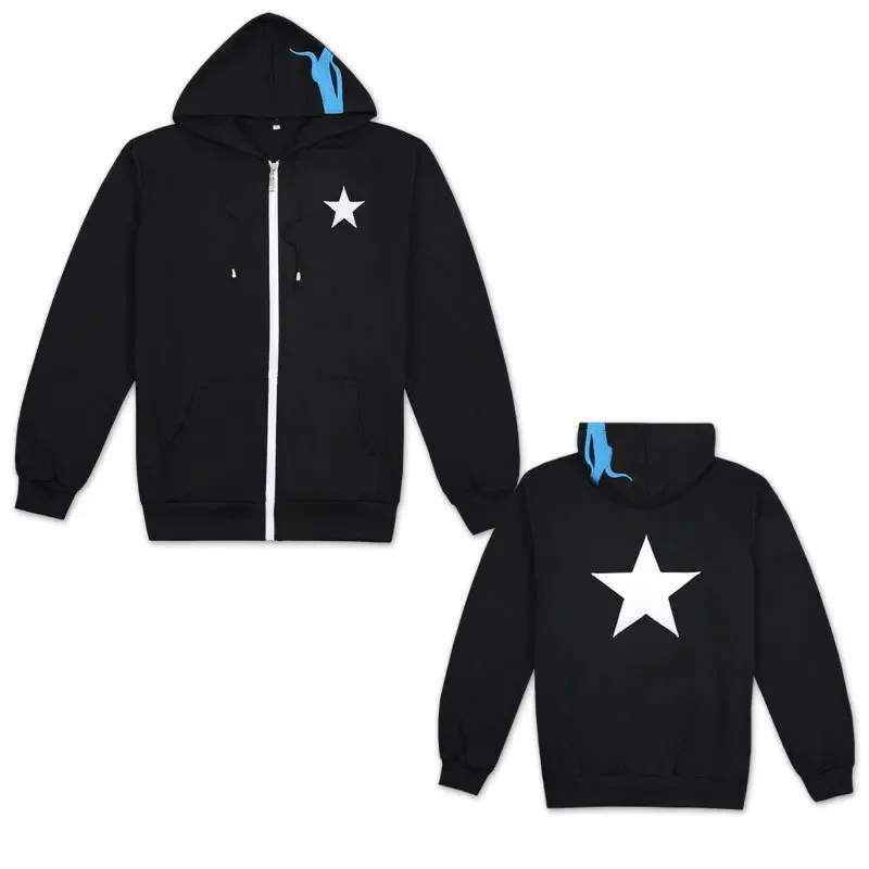 Coslan Anime Black Rock Shooter brs mikina cosplay mikina s kapucňou zips coat unisex príležitostné mikiny