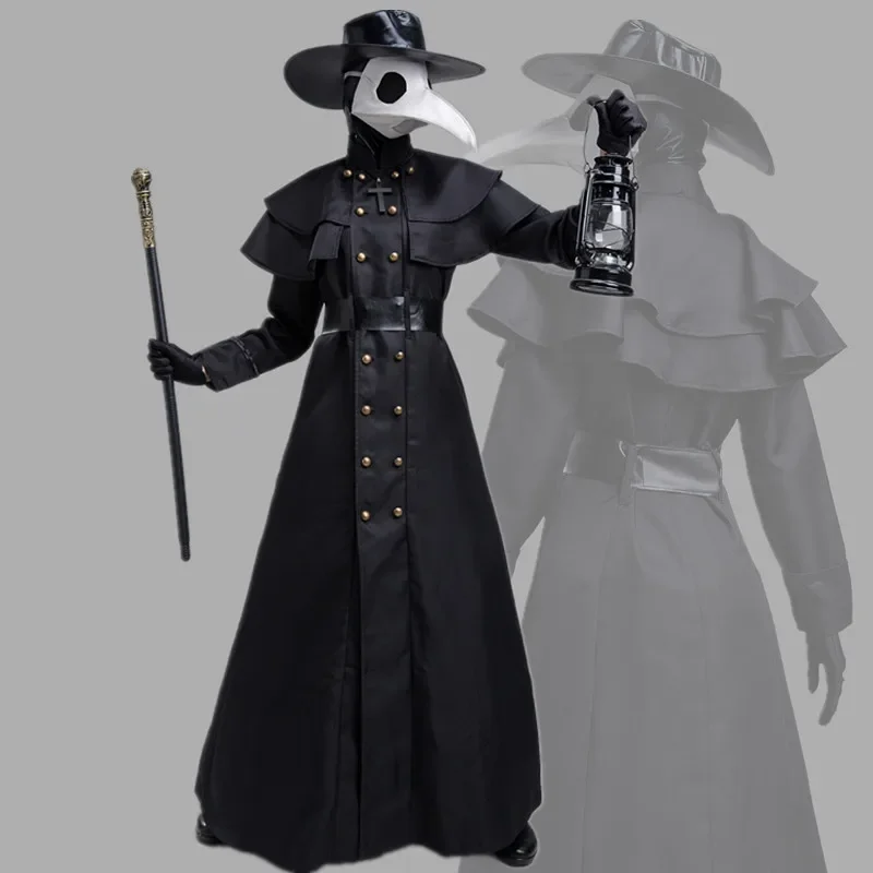COSPALY Dr.beulenpest Steampunk Plague Doktor White Birds zobáky Masky Halloween Art Carnaval kostým