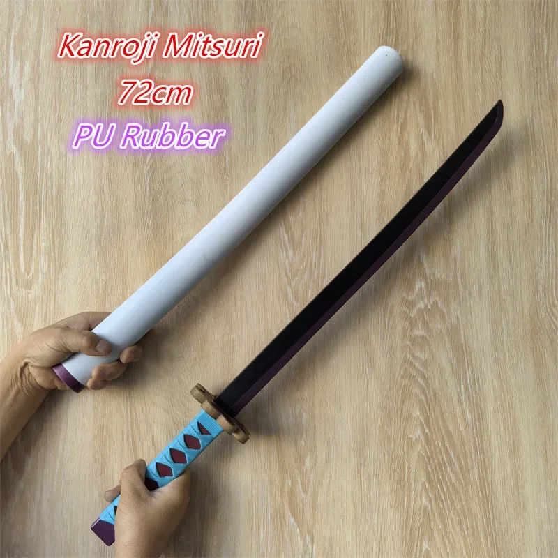 Cosplay Demon Slayer Katana Original Anime Sword Weapon Zhromaždený Agatsuma Zenitsu shinazugawa Sanemi Swords 72 cm