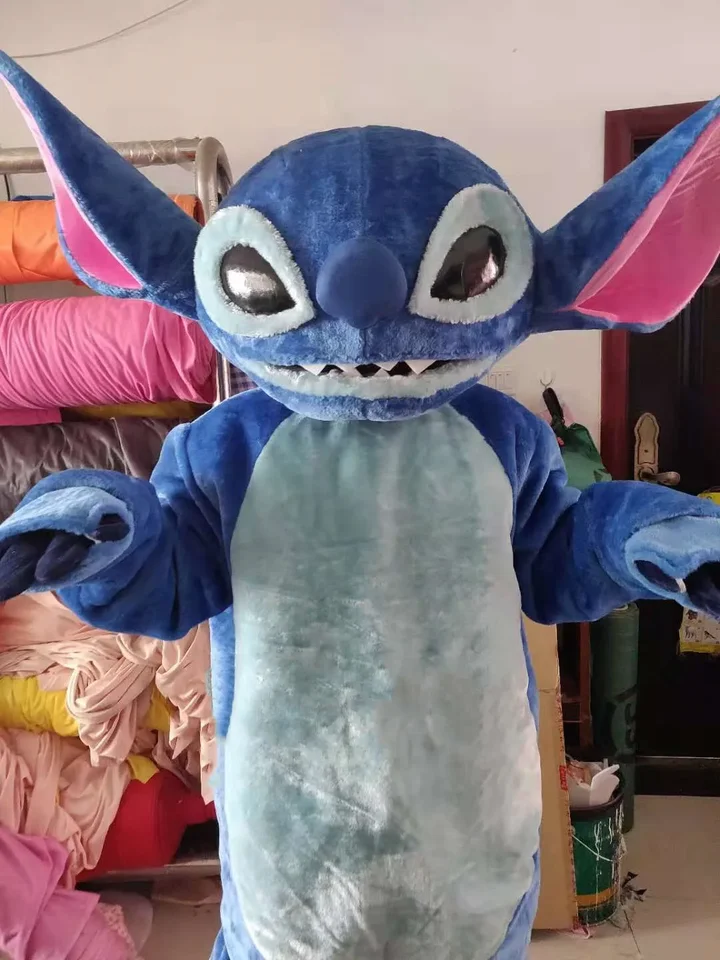 Cosplay Disney Lilo & Stitch Cartoon Character kostým maskot reklamný kostým luxusné šaty večierok Karneval oslava karnevalu
