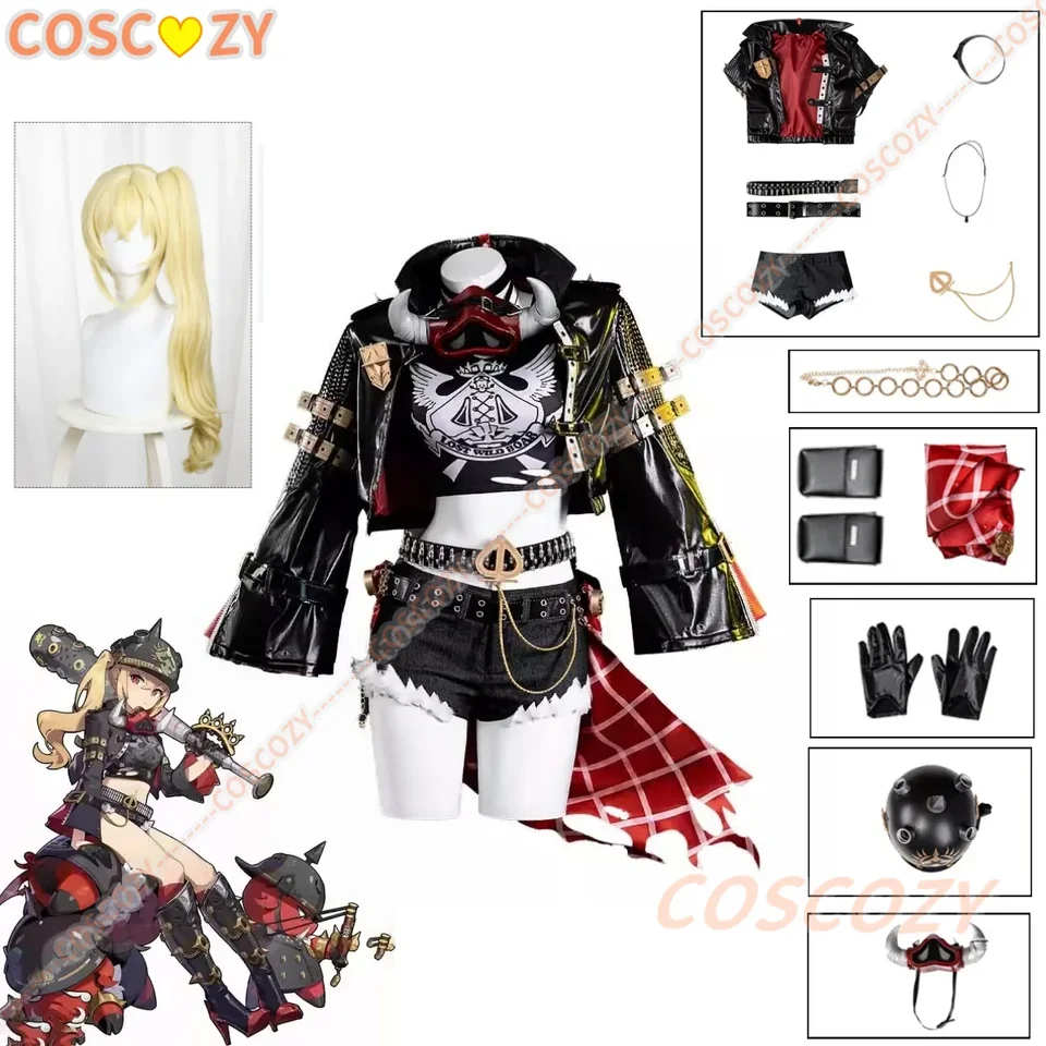 Cosplay Lucy Game Zenless Zone Zero Zero Lucy Cosplay kostým parochňou maska ​​masku Sons of Calydon Luciana de Montefio Cosplay Cosplay kostýmy