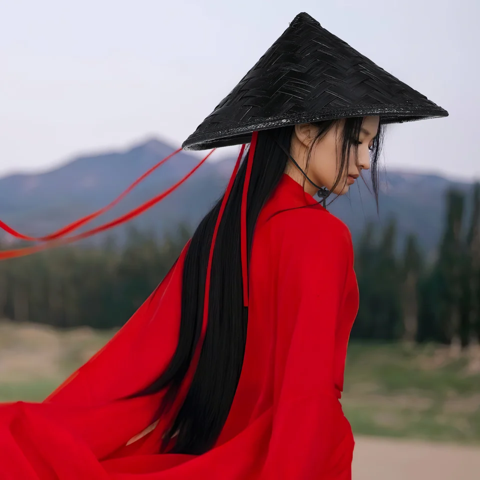 Cosplay ninja klobúk Japonci Menova mužský mexický klobúk bambusový klobúk samurai cosplay rytiersky čiapka ryžová klobúk rybie klobúk cosplay cosplay