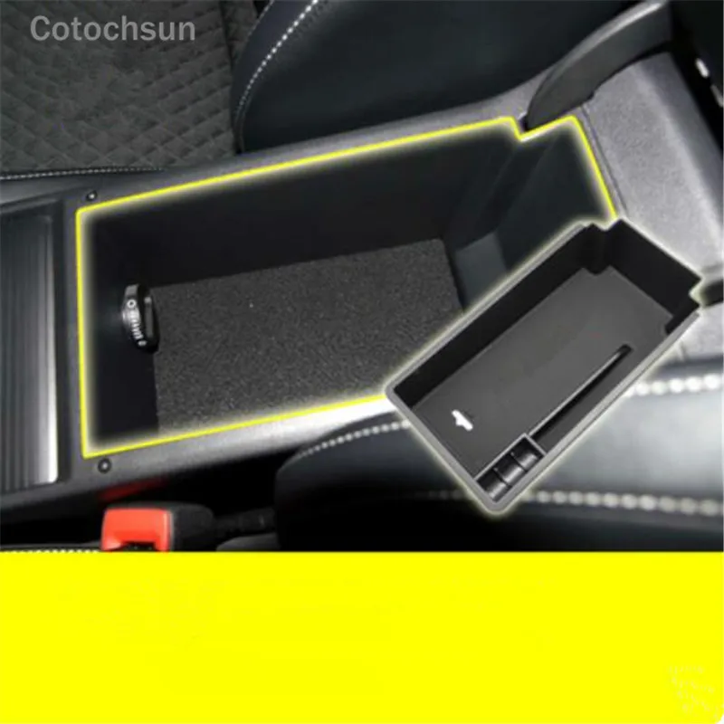 Cotochsun Car lakťová lakťová lakťová lakťová skrinka na rukavice skrinky na skrinku na skrinku pre skrinky pre skod Octavia A7/Superb, automatické doplnky