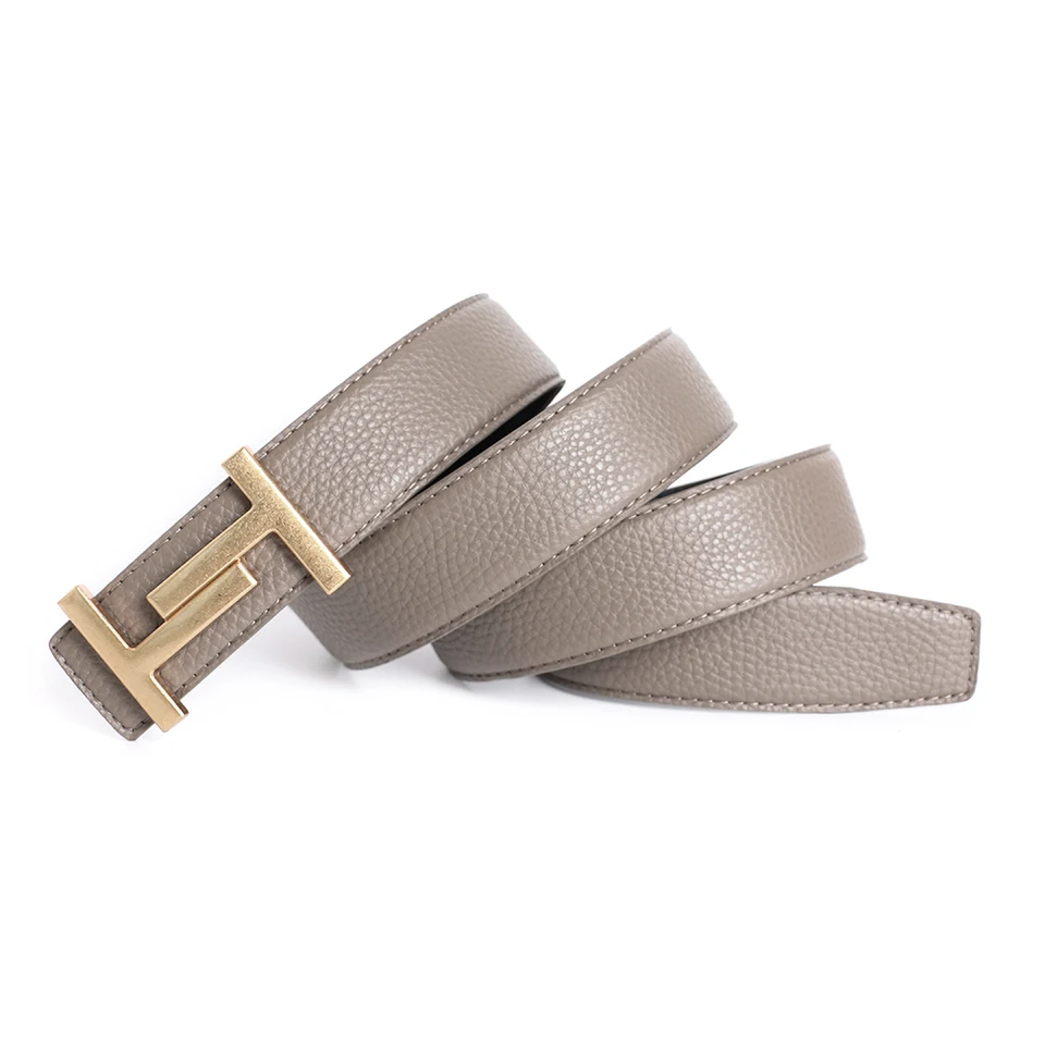 Cowskin Luxury Designer Brand Base Belt Men Darče