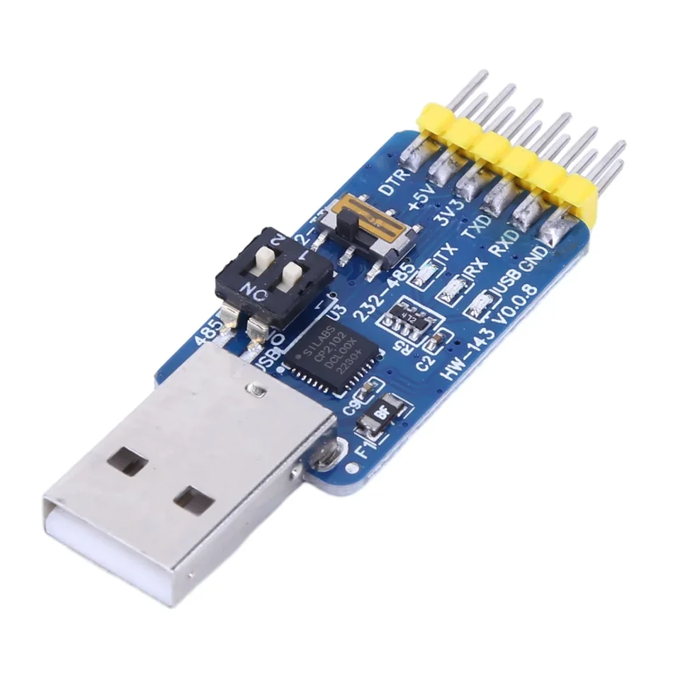 CP2102 6-v-1 USB-UART USB na sériový adaptér Multifunkčný USB na sériový prevodník USB-TTL/RS485/232 TTL-RS232/485 232 232 až 485