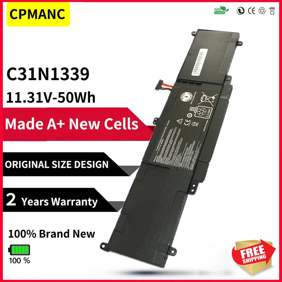 CPMANC C31N1339 laptop batéria pre ASUS ZenBook ux303l ux303ln TP300L TP300LA TP300LJ Q302L Q302LA Q302LG C31N1339 50WH