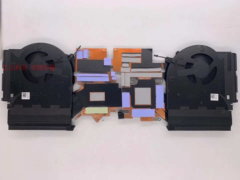 CPU GPU chladiča chladiča Fort pre Dell Alienware M17 R3 R4 P45E 05R2VC/073TYJ RTX3080/02KTG4/00GG75 DFSCK324162A2K DFS240012BK0T