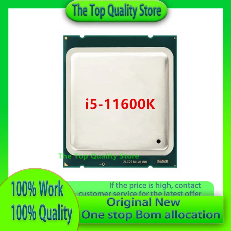 CPU I5-11600K I5 11600K I511600K 11600K 3,9 GHz Šesťjadrový dvanásťdrovaný procesor CPU L3 = 12M 125W LGA 1200