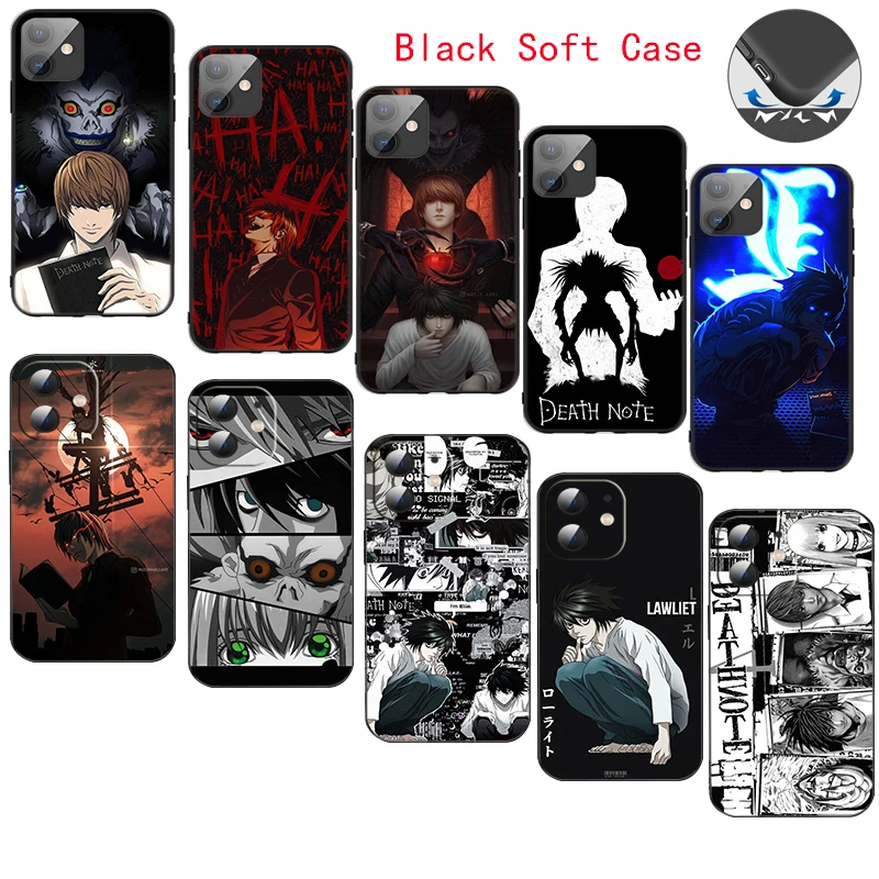 CR28 Death Note Book Soft Silikone Case pre Huawei P10 20 30 Lite 2018 P Smart Sz Pro 2019 2021 Y8S Y9S