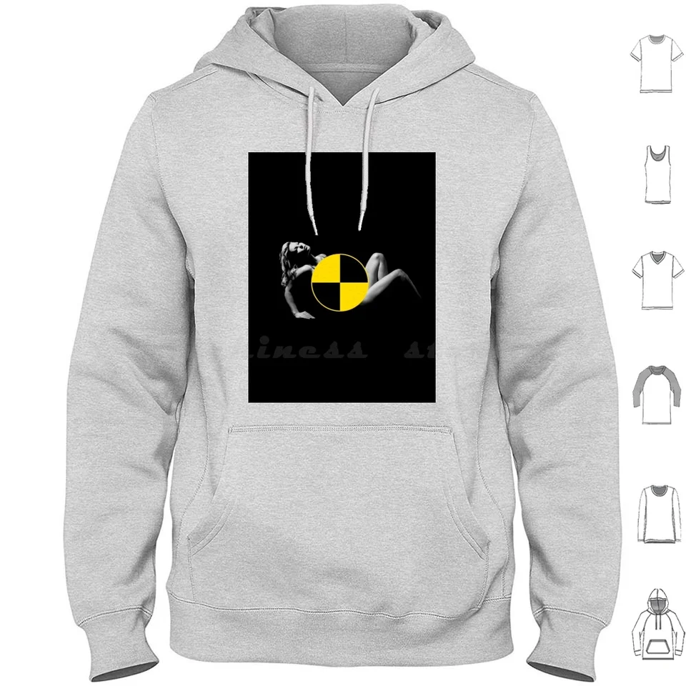 Crash Debbie Hoodies s dlhým rukávom Crash Crash Test Cult Movie Cronenberg Perversion Man Machine automat
