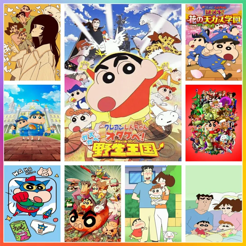 Crayon Shin-chan anime roztomilý karikatúra mozaika výšivky Diamand maľba krížového stehu Domáca dekorácia ponuka 5D remeselníkov