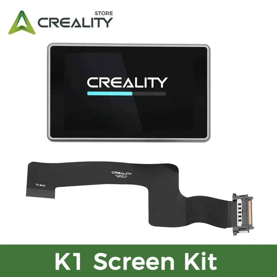 Creality Original K1 / Ender-3 V3 Plus alebo K1 max. 4,3 palcová súprava dotykovej obrazovky 480 × 400 pre K1 max