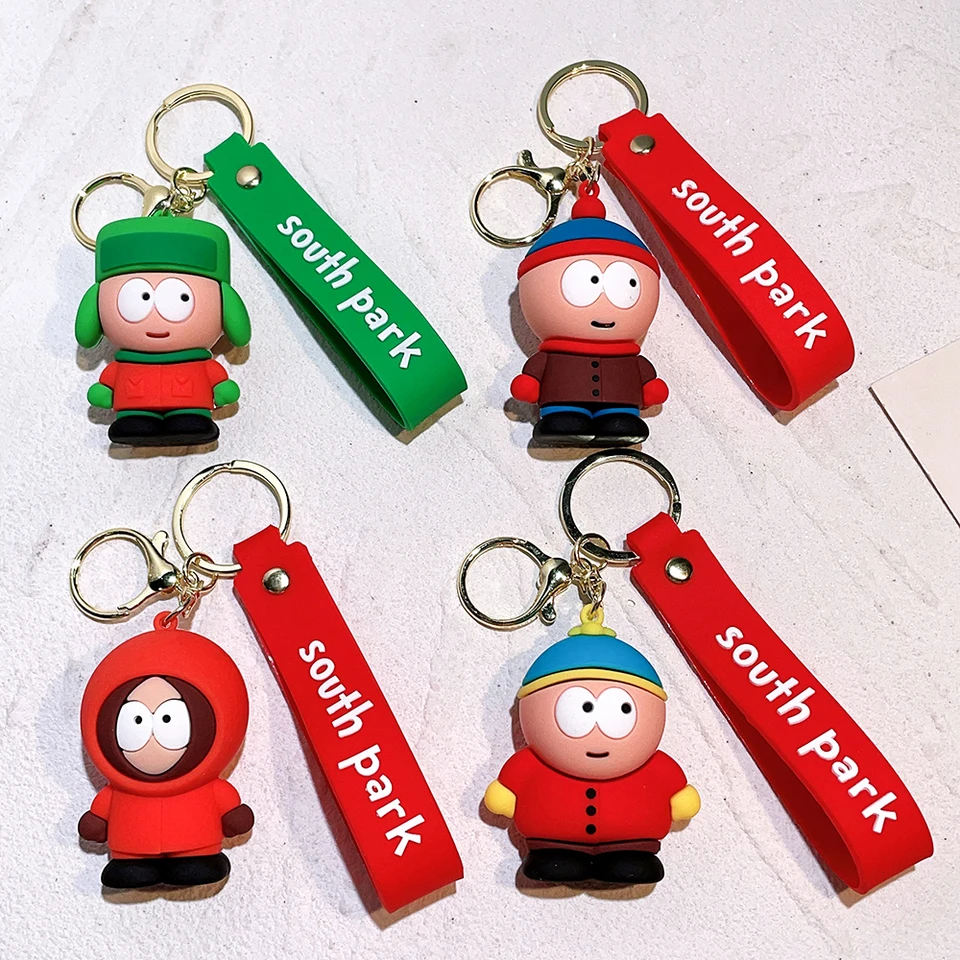Creative Cartoon Doll South Park Kyle Broflovski Keychain Prívesok
