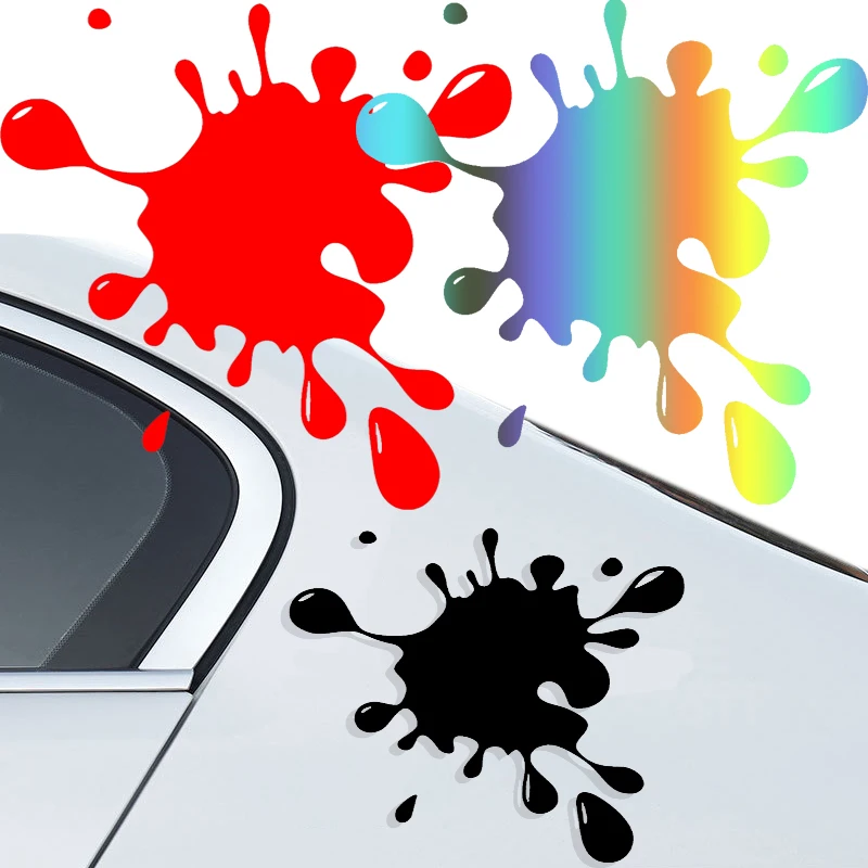 Creative Stain Imprint Stiapky na autá Zaujímavé škrabance blokovanie vinylových obtisov
