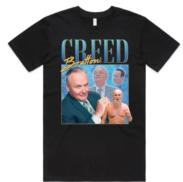 Creed Bratton pocta Tričko Tee Top Office Retro 90_s Biznus Boboddy Funny Mens a dámske unisexové oblečenie