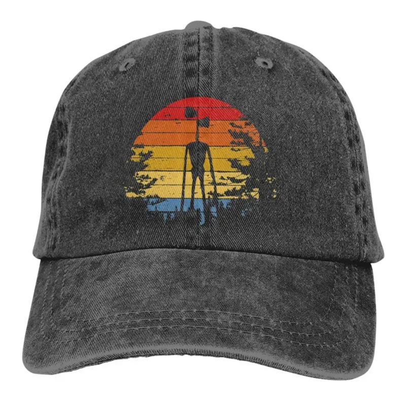 Creepypasta Horror Baseball Cap Men klobúky Ženy Ochrana vŕb Snapback SIREN SIREN HEAD PREDATOR PUZUZE