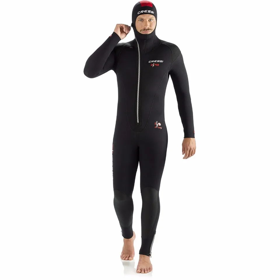 Cressi Diver Man 5 mm all-in-in-one neopietany muži Profesionálne neoprénové neopiaty potápanie potápanie pre dospelých